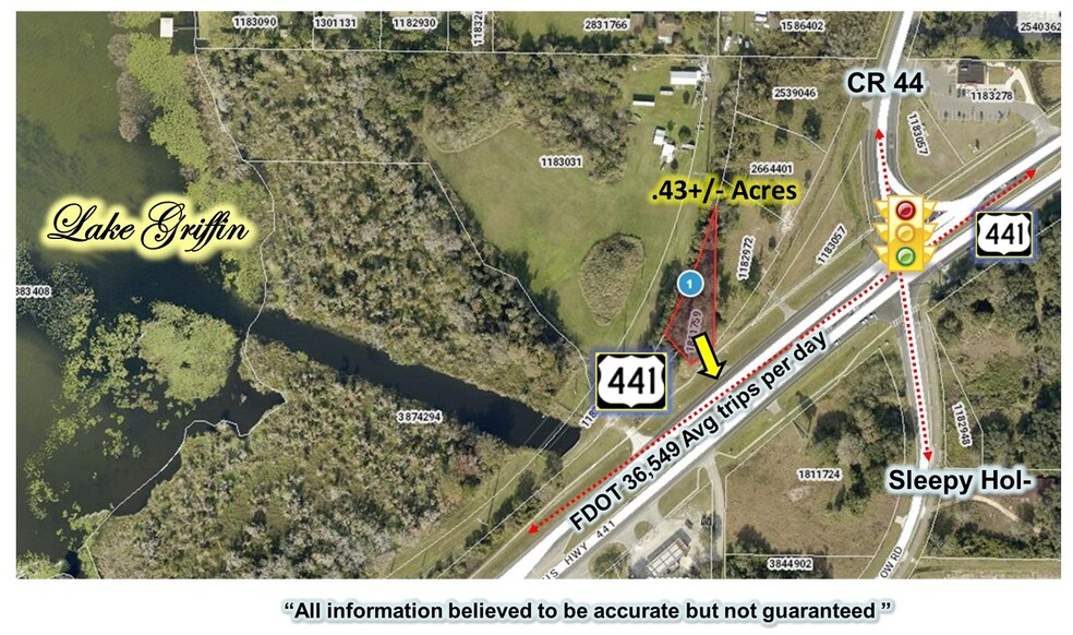 7503 US Highway 441, Leesburg, FL en venta - Vista aérea - Imagen 1 de 3