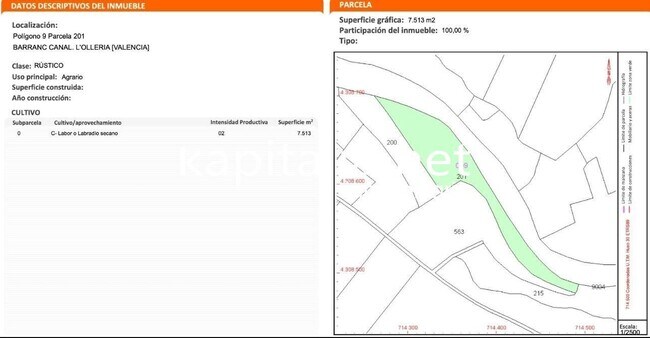 Más detalles de Terreno en alquiler