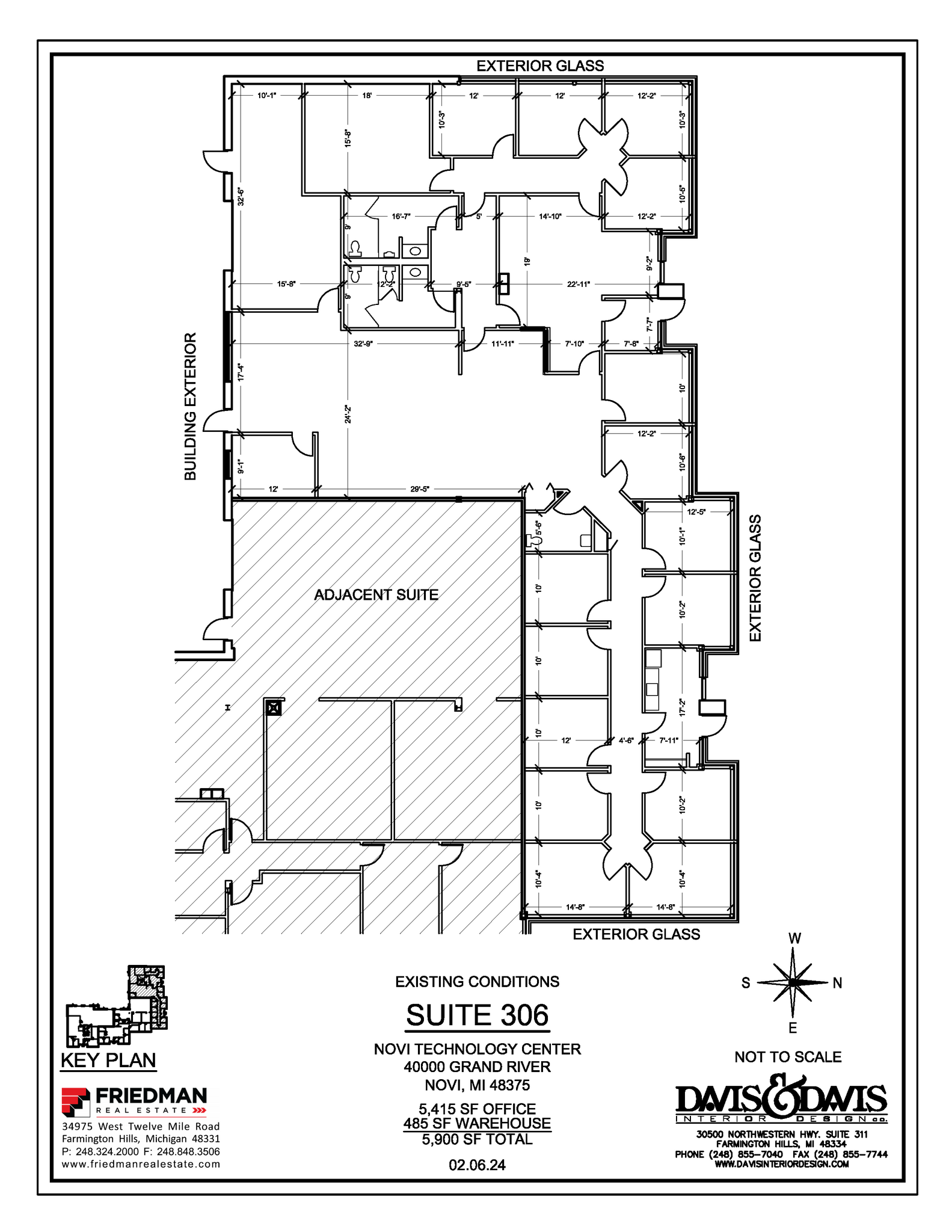 40000 Grand River Ave, Novi, MI en alquiler Plano de la planta- Imagen 1 de 2