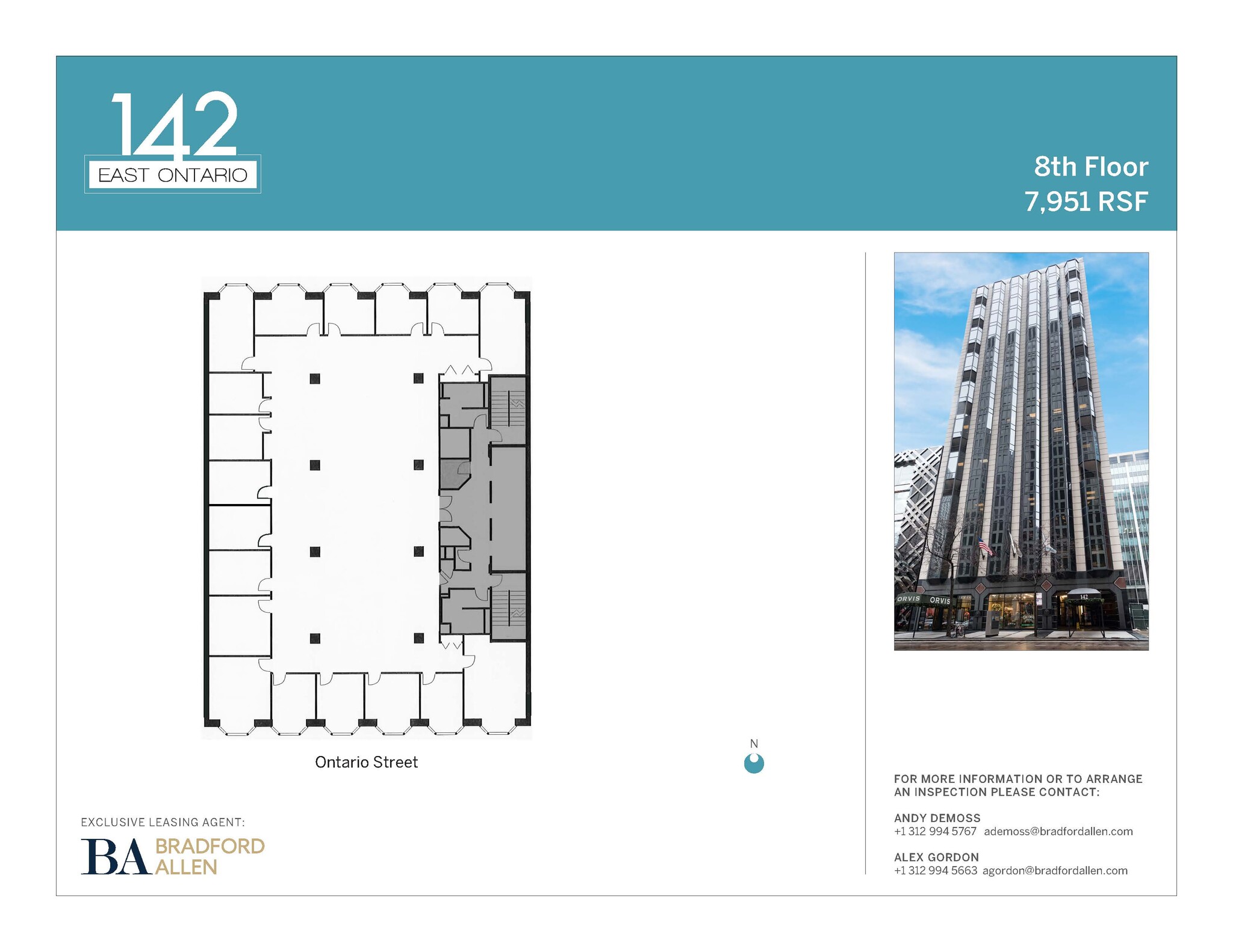 142 E Ontario St, Chicago, IL en alquiler Plano de la planta- Imagen 1 de 1