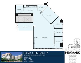 12750 Merit Dr, Dallas, TX en alquiler Plano de la planta- Imagen 1 de 1