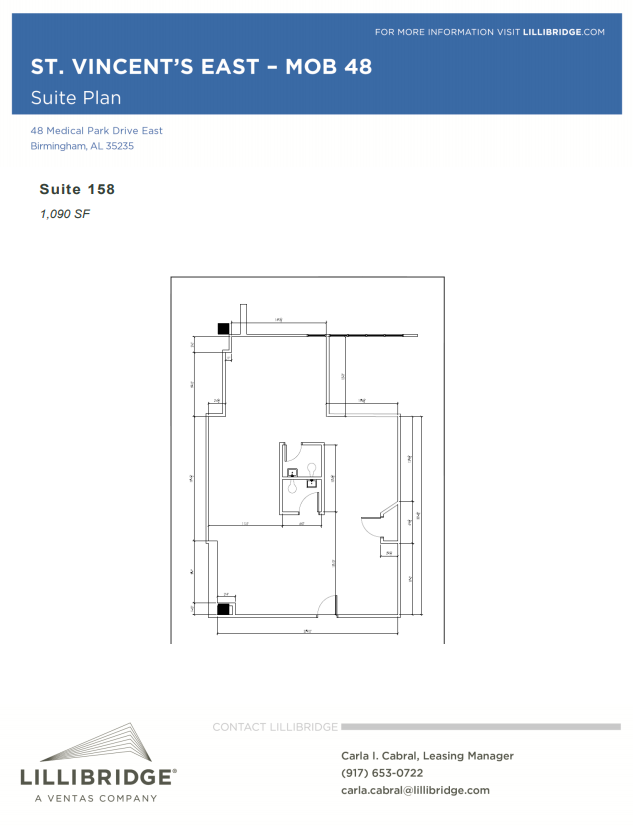 46-52 Medical Park Dr E, Birmingham, AL en alquiler Plano de la planta- Imagen 1 de 1