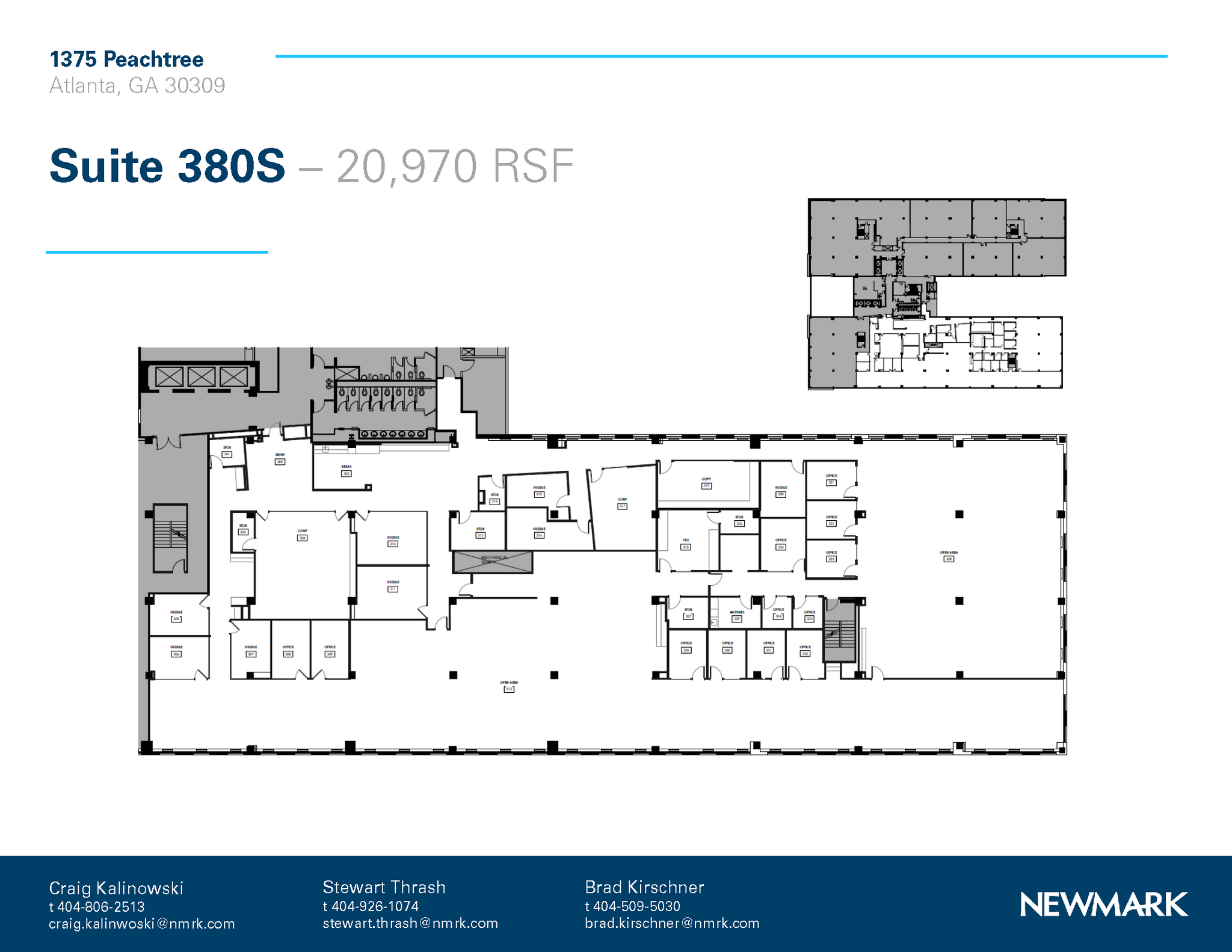 1375 Peachtree St NE, Atlanta, GA en alquiler Plano de la planta- Imagen 1 de 1