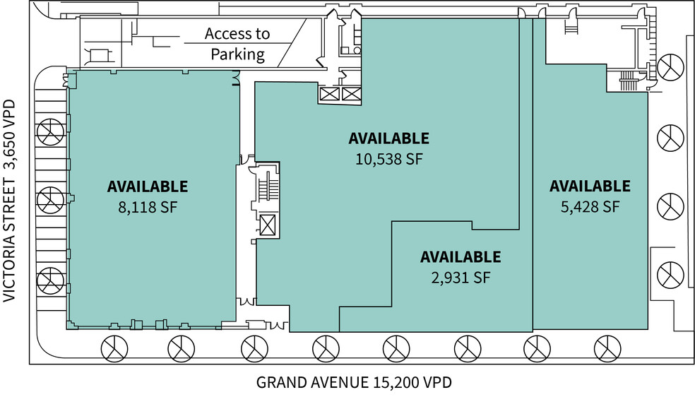 870 Grand Ave, Saint Paul, MN en alquiler - Plano de la planta - Imagen 2 de 2