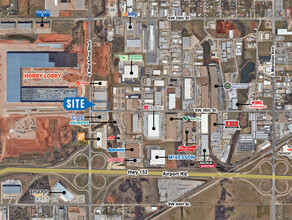 3600 S Macarthur Blvd, Oklahoma City, OK - VISTA AÉREA  vista de mapa