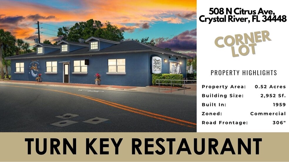 508 Citrus Ave, Crystal River, FL en venta - Foto del edificio - Imagen 1 de 42