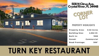 Más detalles para 508 Citrus Ave, Crystal River, FL - Locales en venta