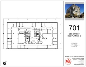 701 Lee St, Des Plaines, IL en alquiler Plano de la planta- Imagen 1 de 15