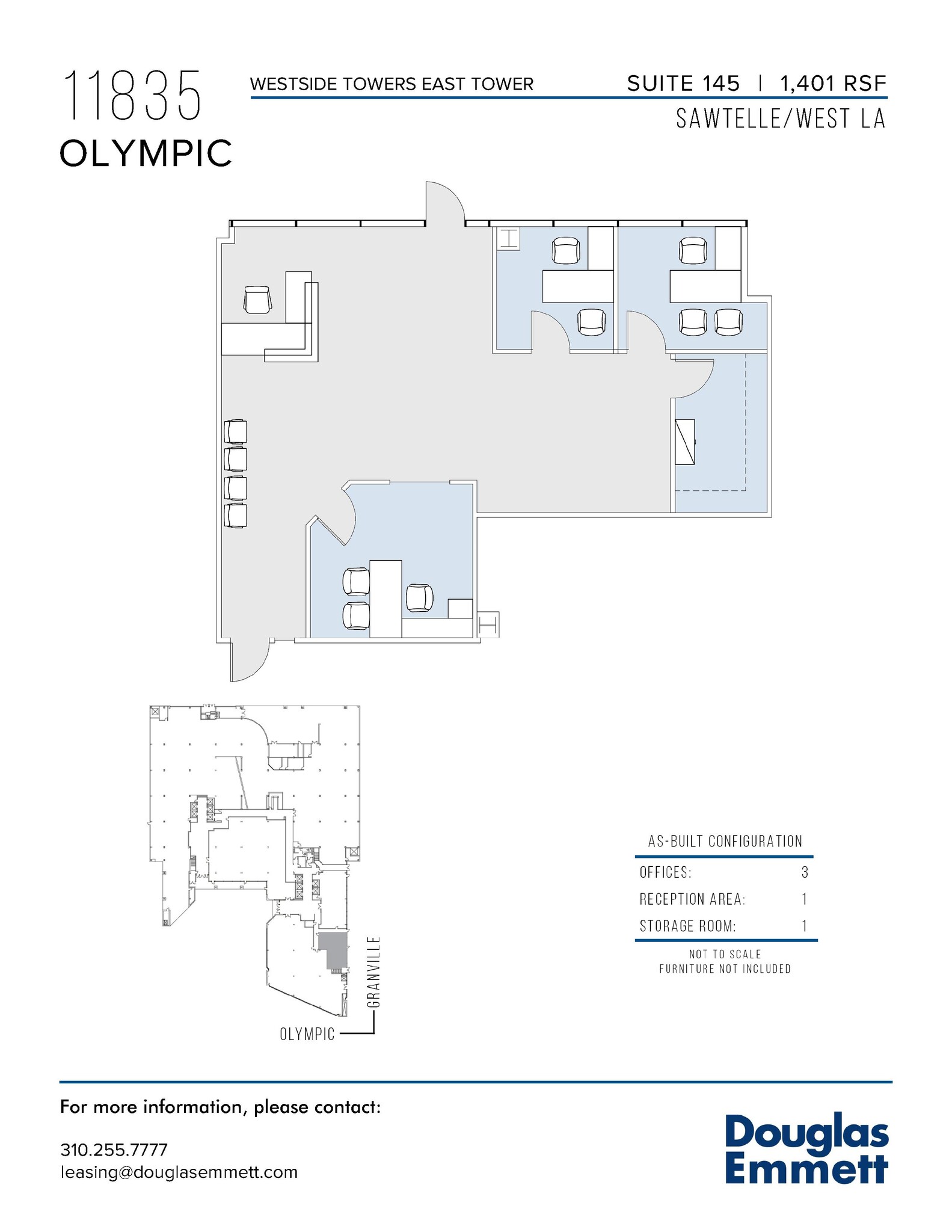 11845 W Olympic Blvd, Los Angeles, CA en alquiler Plano de la planta- Imagen 1 de 1