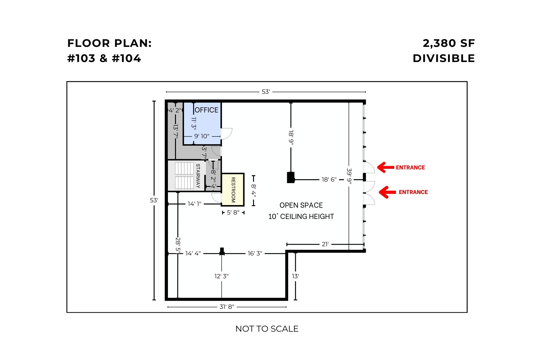 430 Main Ave, Norwalk, CT en alquiler Plano de la planta- Imagen 1 de 3