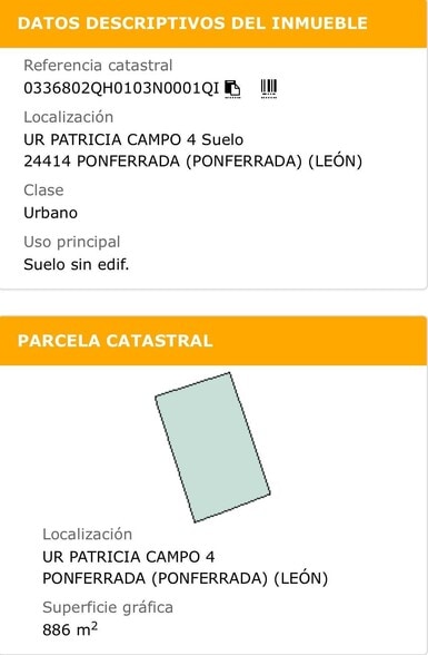 Terreno en Ponferrada, León en venta - Foto del edificio - Imagen 1 de 10