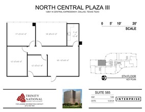 12801 N Central Expy, Dallas, TX en alquiler Plano del sitio- Imagen 1 de 1