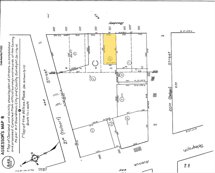 2021 Broadway, Oakland, CA en alquiler - Plano de solar - Imagen 2 de 11