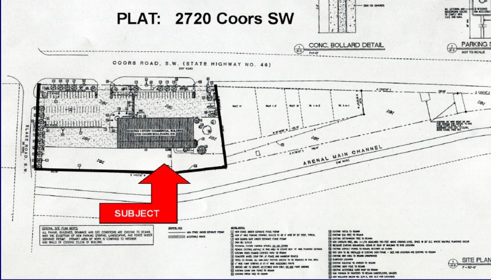 2720 Coors Blvd SW, Albuquerque, NM en alquiler - Plano de solar - Imagen 1 de 2