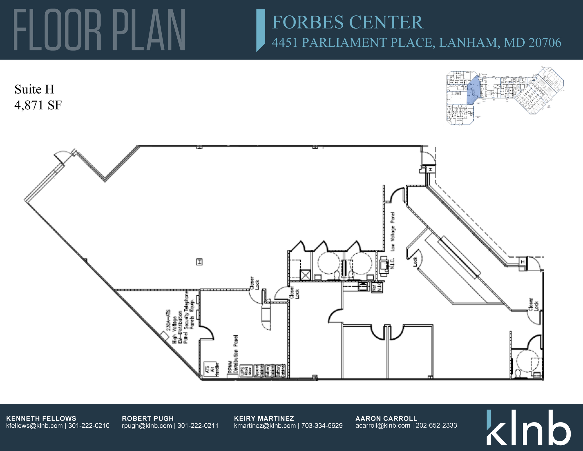 4451 Parliament Pl, Lanham, MD en alquiler Plano de la planta- Imagen 1 de 1