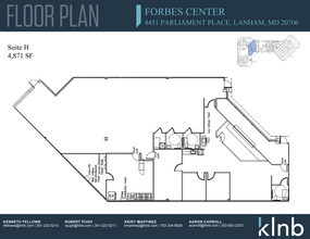 4451 Parliament Pl, Lanham, MD en alquiler Plano de la planta- Imagen 1 de 1