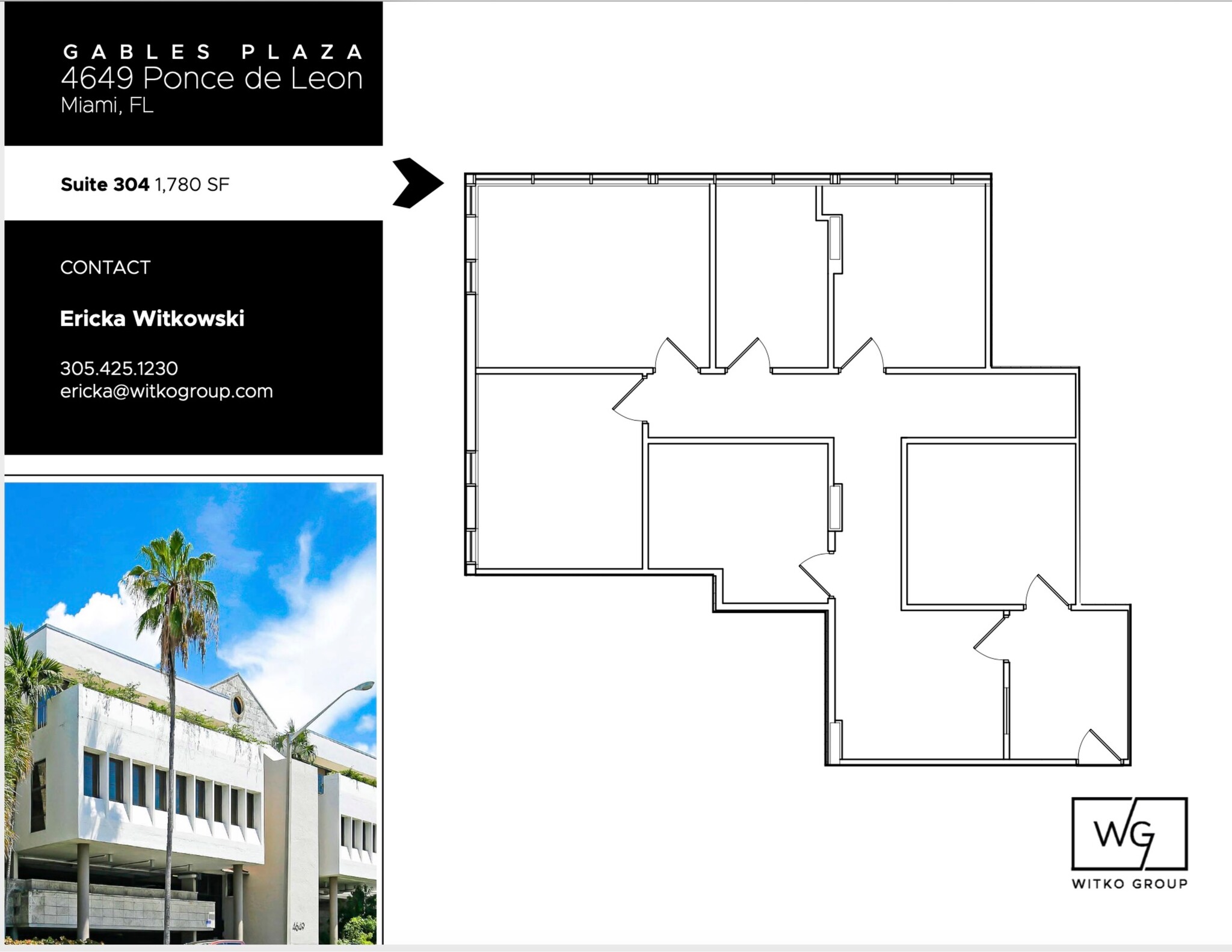 4649 Ponce de Leon Blvd, Coral Gables, FL en alquiler Plano del sitio- Imagen 1 de 1