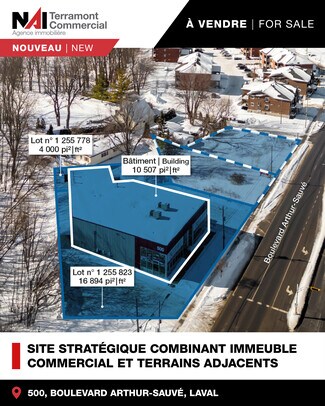 Más detalles de 500 Boul Arthur-Sauvé, Laval, QC - Terreno en venta