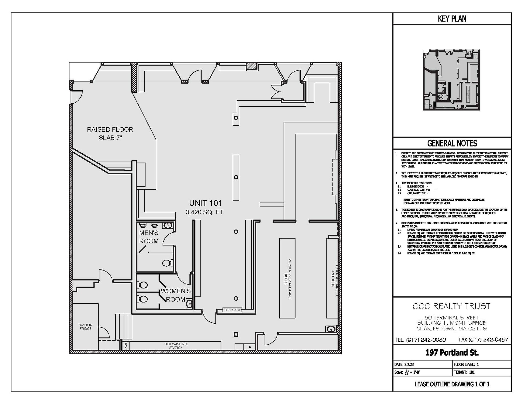 197-201 Portland St, Boston, MA en alquiler Plano de la planta- Imagen 1 de 2