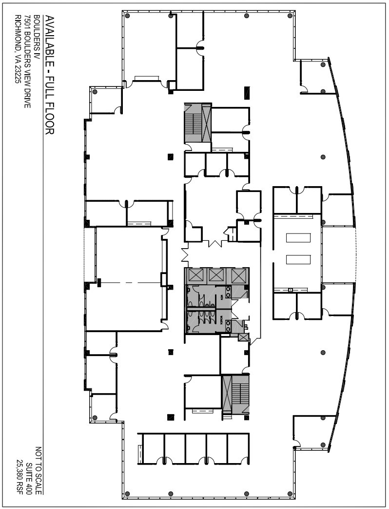 7501 Boulder View Dr, North Chesterfield, VA en alquiler Plano de la planta- Imagen 1 de 18