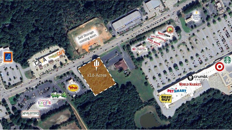 5161 Sunset Blvd, Lexington, SC en alquiler - Vista aérea - Imagen 1 de 3