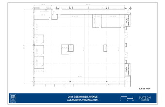 2034 Eisenhower Ave, Alexandria, VA en alquiler Plano de la planta- Imagen 1 de 1