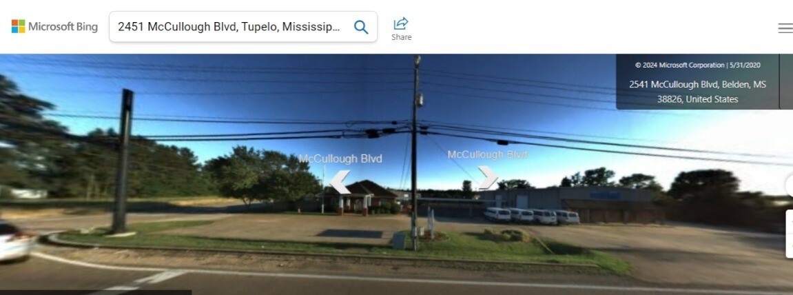 2451 McCullough blvd, Belden, MS en alquiler Foto del edificio- Imagen 1 de 1