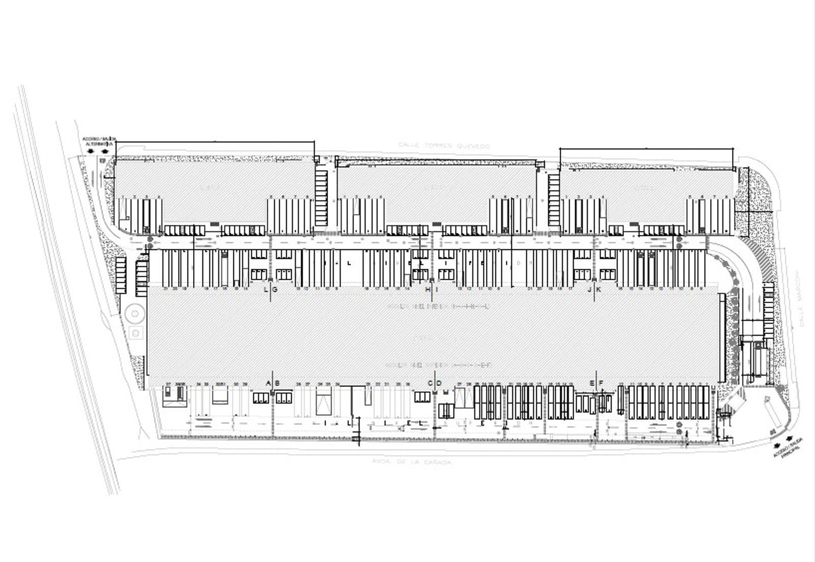Nave en Coslada, Madrid en alquiler Plano de planta tipo- Imagen 1 de 2