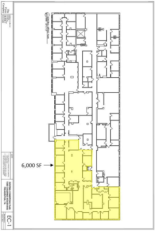 1500 S Christopher Columbus Ave, Philadelphia, PA en alquiler Plano de la planta- Imagen 1 de 1