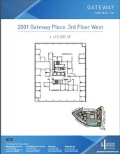 2001 Gateway Pl, San Jose, CA en alquiler Plano de la planta- Imagen 1 de 1