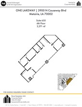 3900 N Causeway Blvd, Metairie, LA en alquiler Plano del sitio- Imagen 1 de 1