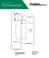 555 Greenfield Rd, Lancaster, PA en alquiler Plano de la planta- Imagen 2 de 2