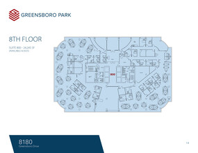 8180-8200 Greensboro Dr, McLean, VA en alquiler Plano de la planta- Imagen 1 de 1