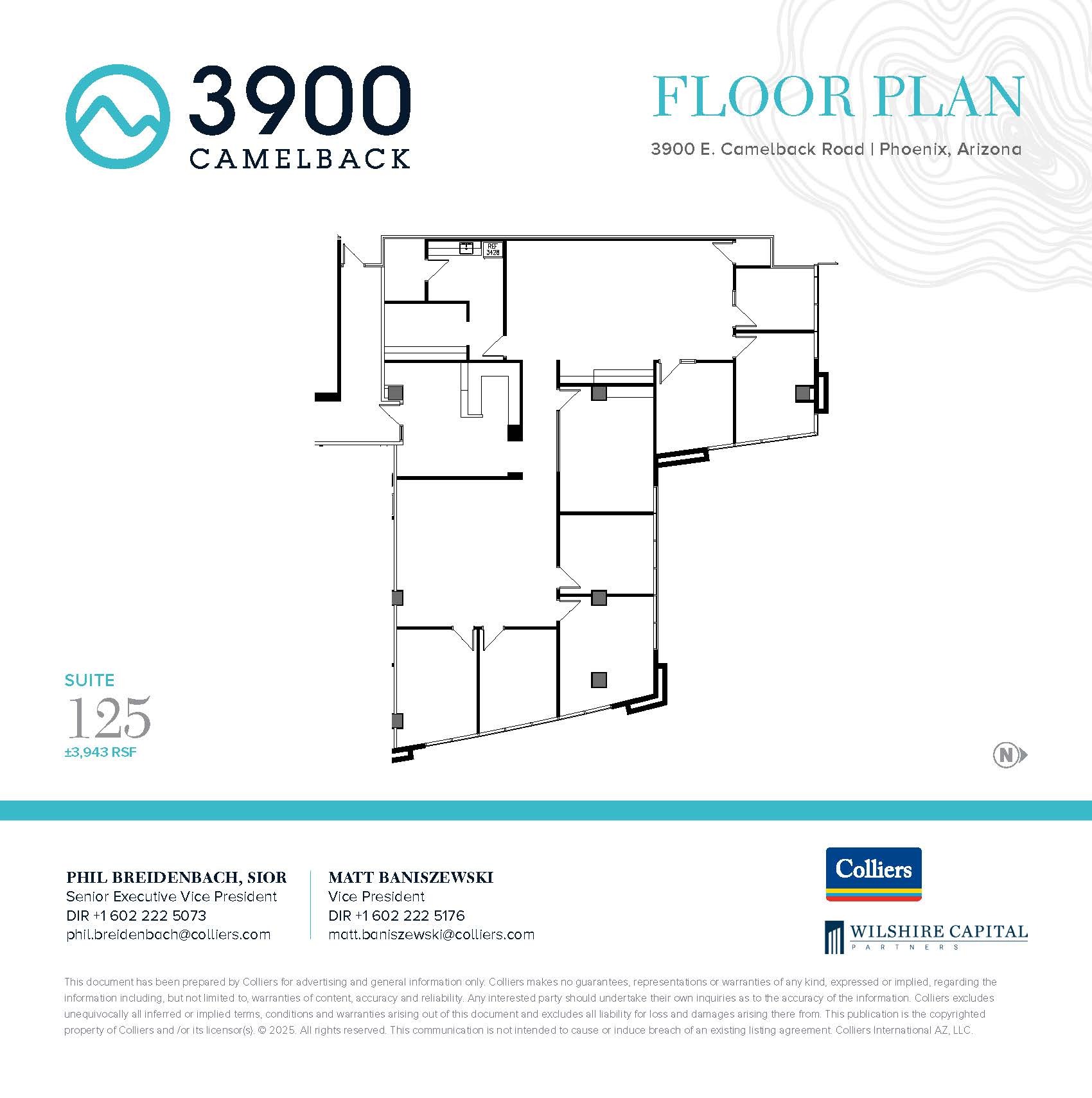 3900 E Camelback Rd, Phoenix, AZ en alquiler Plano de la planta- Imagen 1 de 2