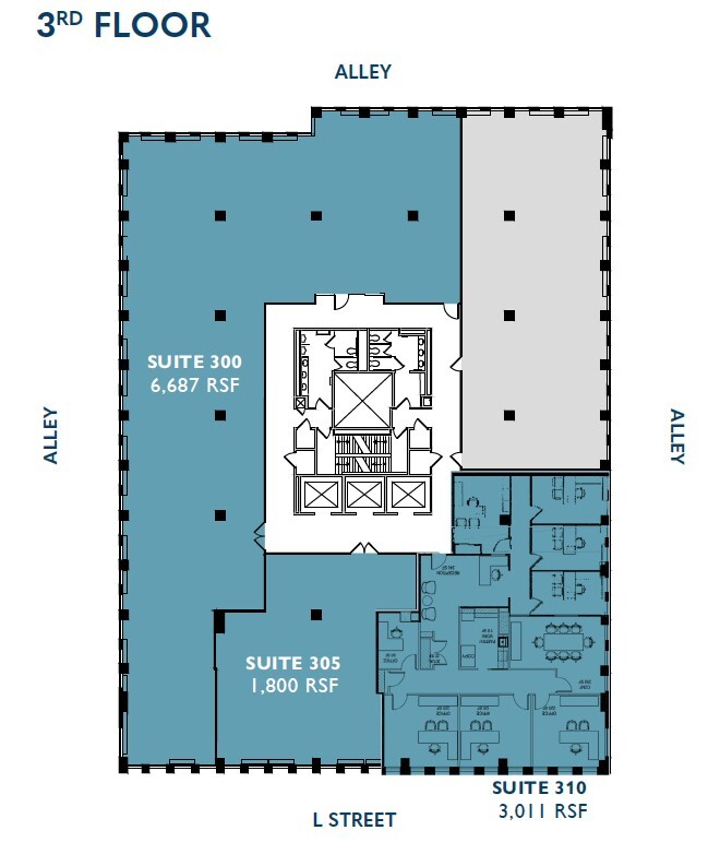 2120 L St NW, Washington, DC en alquiler Plano de la planta- Imagen 1 de 1