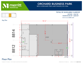 8841-8855 Orchard Tree Ln, Towson, MD en alquiler Plano de la planta- Imagen 1 de 1