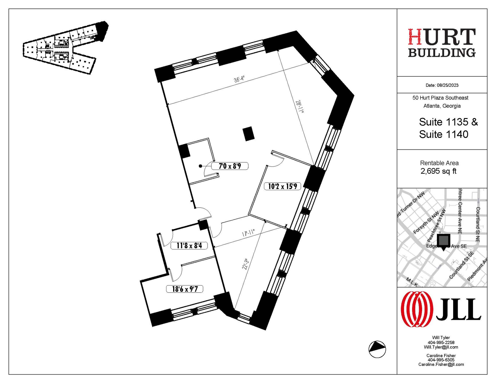 50 Hurt Plz SE, Atlanta, GA en alquiler Plano de la planta- Imagen 1 de 1