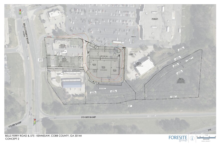 Bells Ferry Rd, Kennesaw, GA en alquiler - Plano del sitio - Imagen 2 de 5