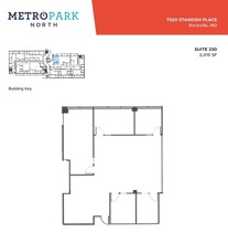 7529 Standish Pl, Rockville, MD en alquiler Plano de la planta- Imagen 1 de 1