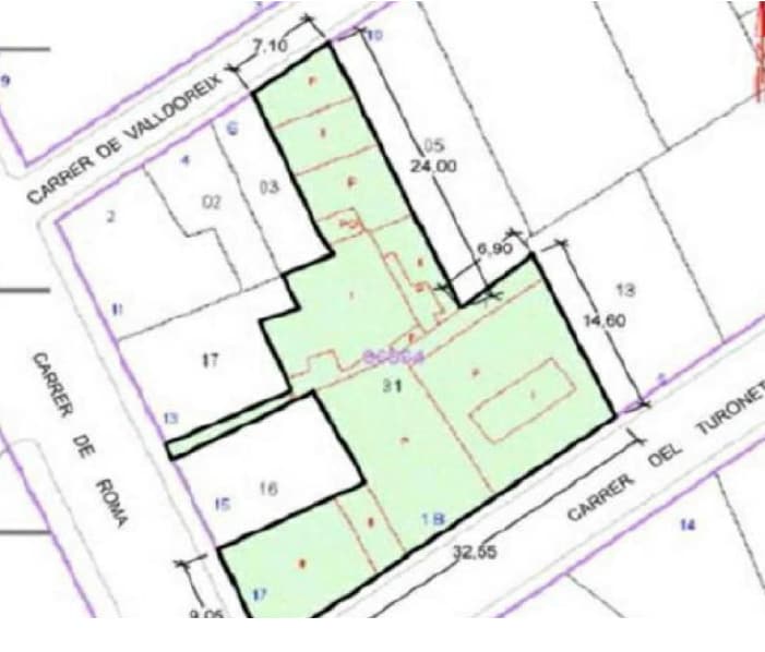 Terreno en Terrassa, Barcelona en venta Plano de solar- Imagen 1 de 2