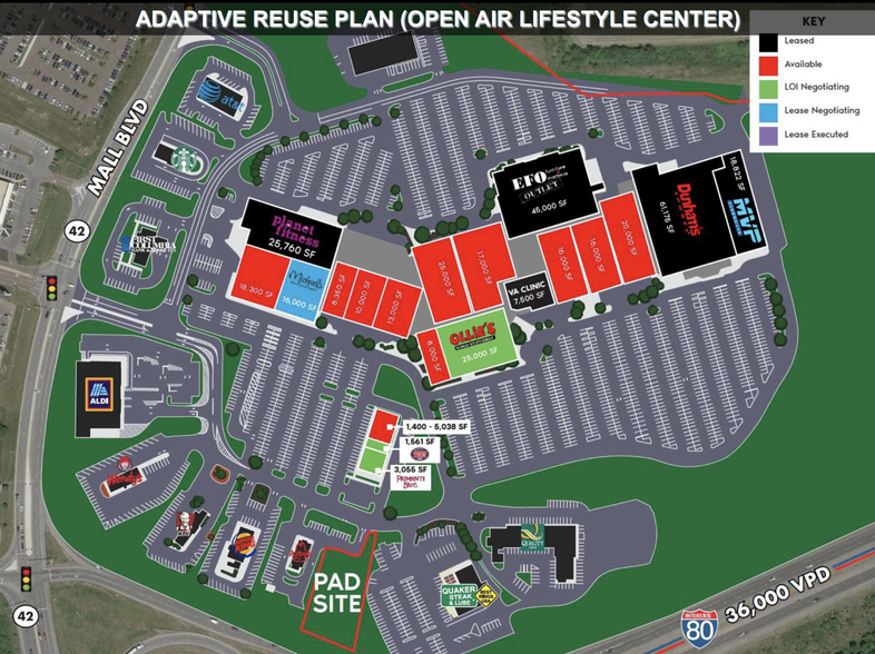 225 Columbia Mall Dr, Bloomsburg, PA en venta - Plano del sitio - Imagen 3 de 3