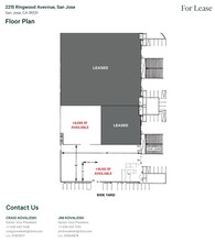 2215-2221 Ringwood Ave, San Jose, CA en alquiler Plano de la planta- Imagen 1 de 2