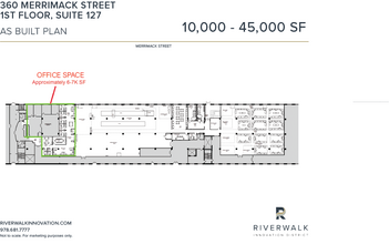 360 Merrimack St, Lawrence, MA en alquiler Plano de la planta- Imagen 1 de 9