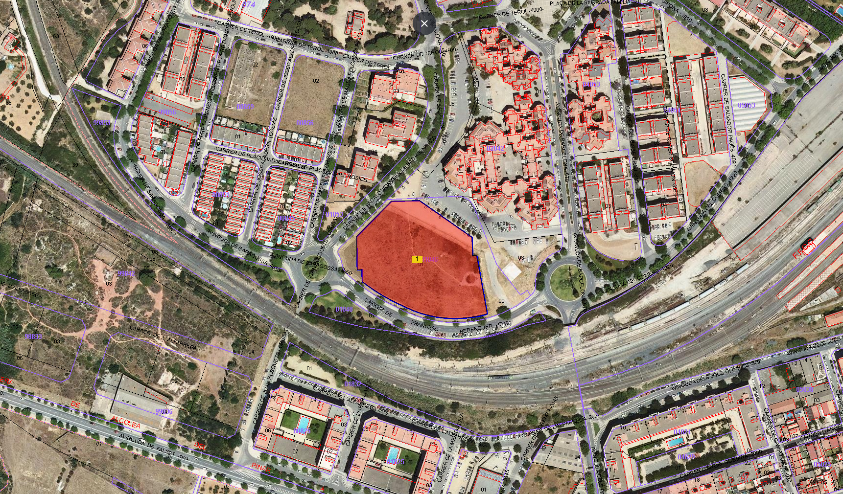 Terreno en Reus, Tarragona en venta Plano de solar- Imagen 1 de 5