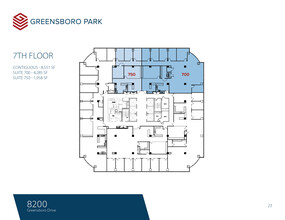 8180-8200 Greensboro Dr, McLean, VA en alquiler Plano de la planta- Imagen 1 de 1