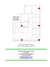 14110 N Dallas Pky, Dallas, TX en alquiler Plano de la planta- Imagen 1 de 1