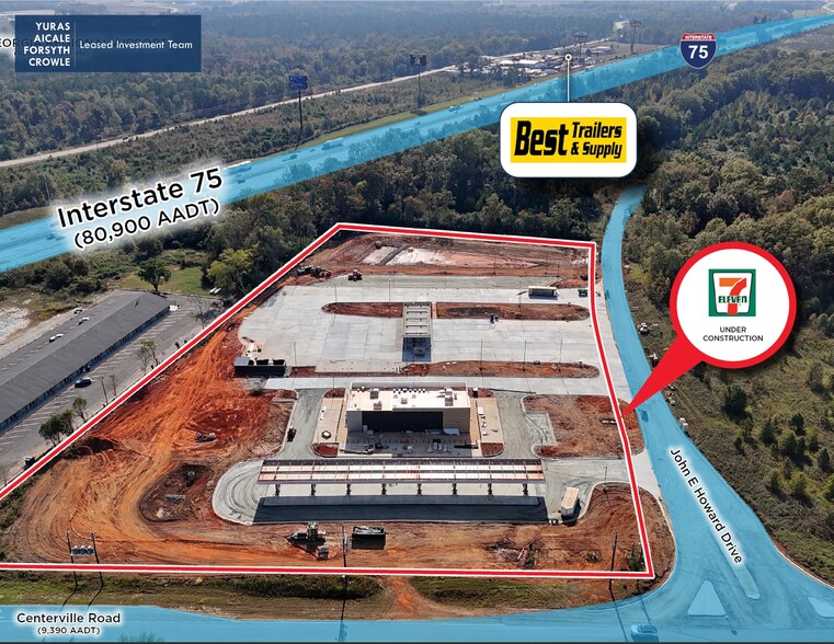 GA Highway 247 Connector, Byron, GA en venta - Vista aérea - Imagen 2 de 4