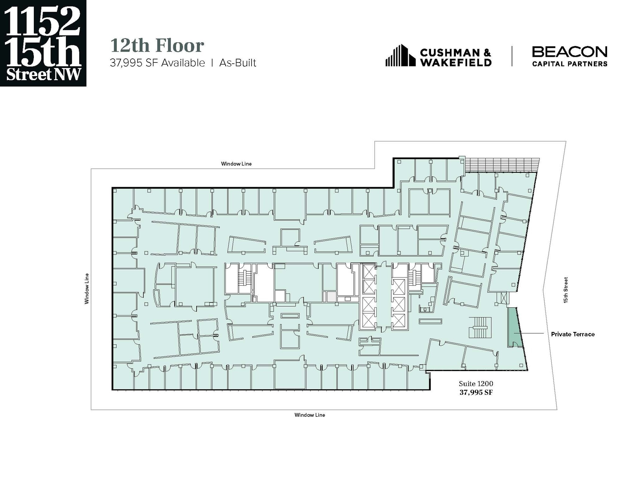 1152 15th St NW, Washington, DC en alquiler Plano de la planta- Imagen 1 de 1