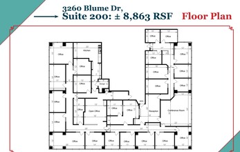 3260 Blume Dr, Richmond, CA en alquiler Plano de la planta- Imagen 1 de 1