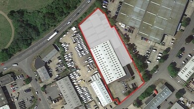 6 Blackstone Rd, Huntingdon, CAM - AÉREA  vista de mapa